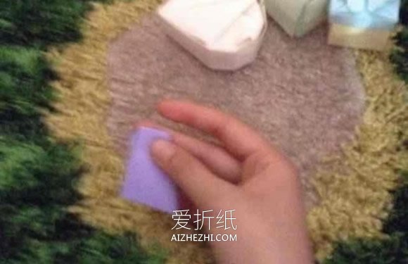 怎么折纸棒棒糖图解 儿童手工棒棒糖的折法- www.aizhezhi.com