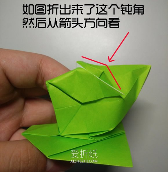 怎么折纸立体小鸭子 复杂卡通鸭子的折法图解- www.aizhezhi.com