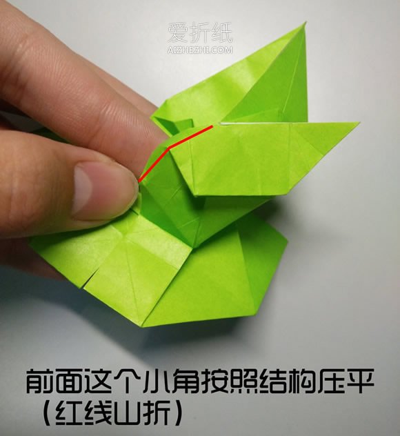 怎么折纸立体小鸭子 复杂卡通鸭子的折法图解- www.aizhezhi.com