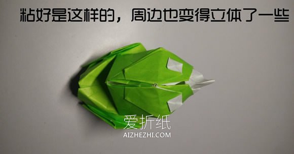 怎么折纸立体小鸭子 复杂卡通鸭子的折法图解- www.aizhezhi.com