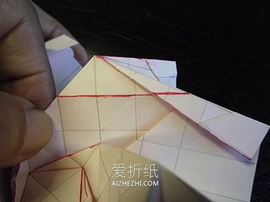 纸玫瑰花怎么折教程 清晰实拍玫瑰花折纸图解- www.aizhezhi.com