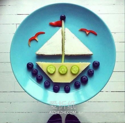 可爱的水果点心摆盘图片 可以和孩子一起玩！- www.aizhezhi.com