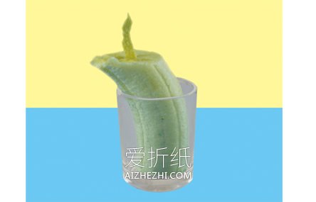 香蕉薯片怎么做蜡烛的小实验 真的可以点亮！- www.aizhezhi.com