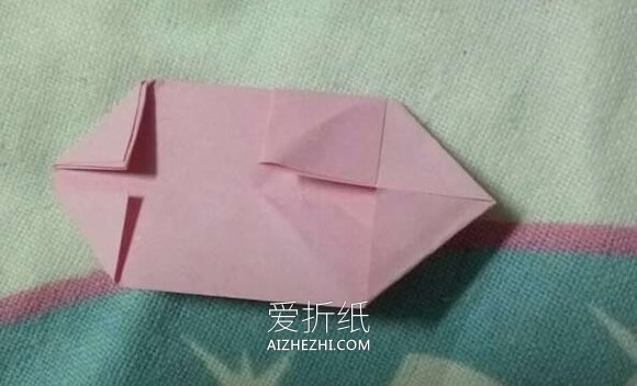 怎么折五瓣樱花教程 手工立体樱花的折法图解- www.aizhezhi.com