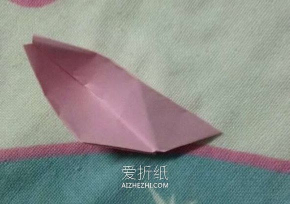 怎么折五瓣樱花教程 手工立体樱花的折法图解- www.aizhezhi.com