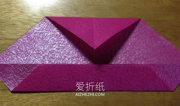 怎么折领带爱心图解 打领带的爱心折纸方法- www.aizhezhi.com