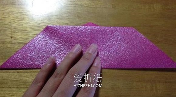 怎么折领带爱心图解 打领带的爱心折纸方法- www.aizhezhi.com