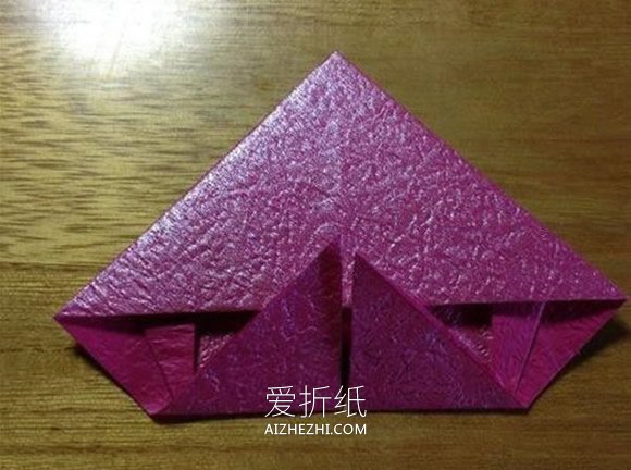 怎么折领带爱心图解 打领带的爱心折纸方法- www.aizhezhi.com