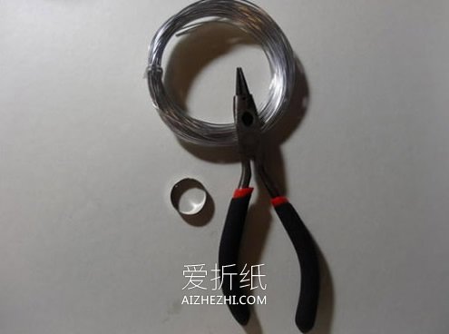 铝线手工制作鹿角戒指 怎么做铝线鹿角戒指- www.aizhezhi.com