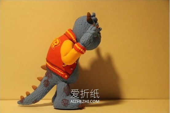 怎么做精致的粘土怪兽 超轻粘土大怪兽制作- www.aizhezhi.com