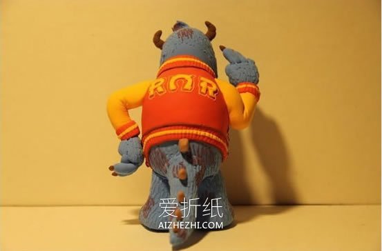 怎么做精致的粘土怪兽 超轻粘土大怪兽制作- www.aizhezhi.com