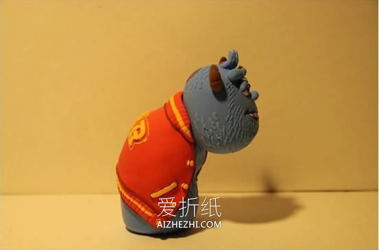 怎么做精致的粘土怪兽 超轻粘土大怪兽制作- www.aizhezhi.com