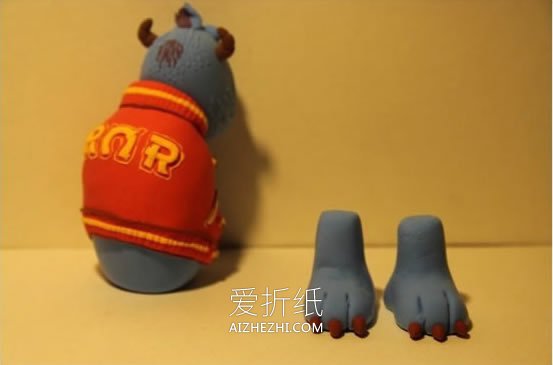 怎么做精致的粘土怪兽 超轻粘土大怪兽制作- www.aizhezhi.com