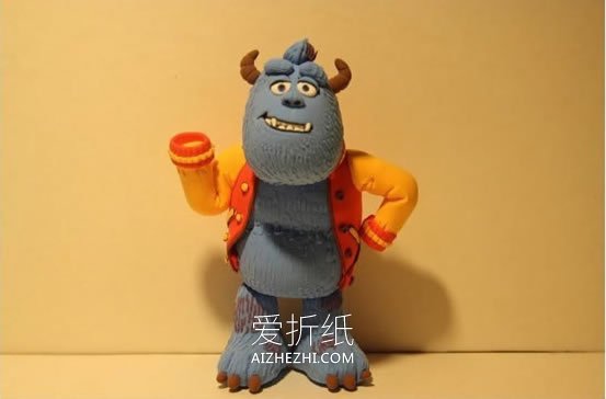 怎么做精致的粘土怪兽 超轻粘土大怪兽制作- www.aizhezhi.com