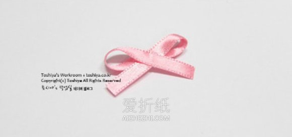 怎么做可爱蝴蝶结发卡 简单女孩发卡手工制作- www.aizhezhi.com