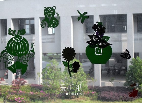 手工新年剪纸作品欣赏 满满都是春节的年味- www.aizhezhi.com