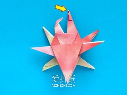 怎么折纸立体螃蟹图解 螃蟹的折法详细步骤图- www.aizhezhi.com