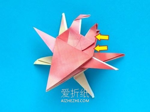 怎么折纸立体螃蟹图解 螃蟹的折法详细步骤图- www.aizhezhi.com