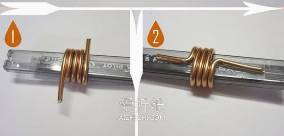 怎么做金属手链方法 金属丝手工制作手链图解- www.aizhezhi.com