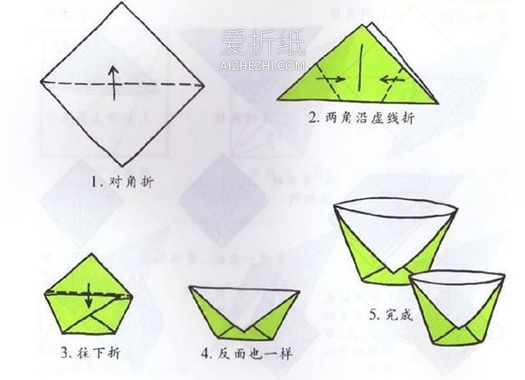 10种儿童折纸教程图解 简单又好玩！- www.aizhezhi.com