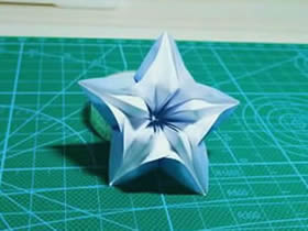 怎么折纸桃花的方法 手工立体桃花的折法图解