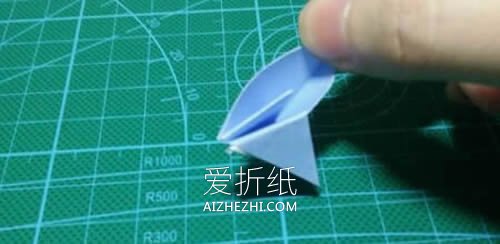 怎么折纸桃花的方法 手工立体桃花的折法图解- www.aizhezhi.com