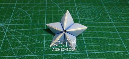 怎么折纸桃花的方法 手工立体桃花的折法图解- www.aizhezhi.com