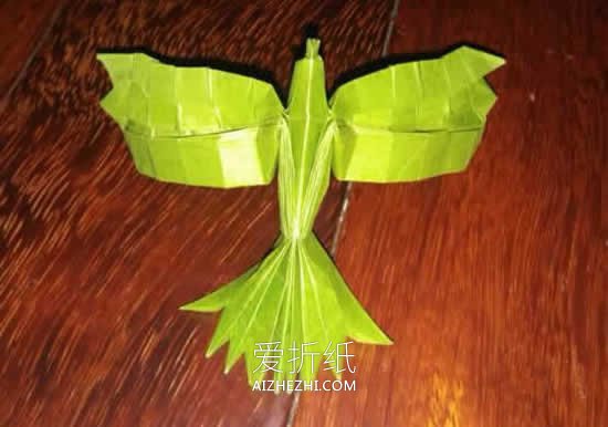 怎么折纸秃鹫的教程 手工秃鹫的折法步骤图- www.aizhezhi.com