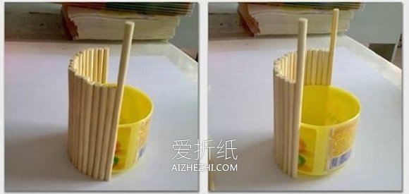 口香糖瓶子废物利用 手工制作迷你水桶图解- www.aizhezhi.com