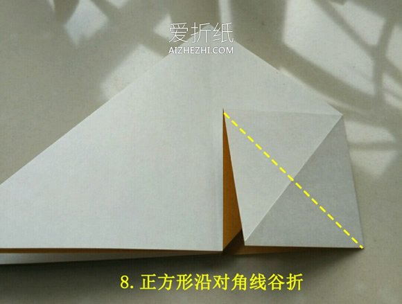 怎么折冰激凌的方法 儿童手工折纸冰激凌图解- www.aizhezhi.com