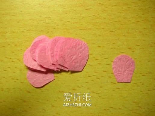 手揉纸玫瑰花怎么做 简单手工玫瑰花制作方法- www.aizhezhi.com