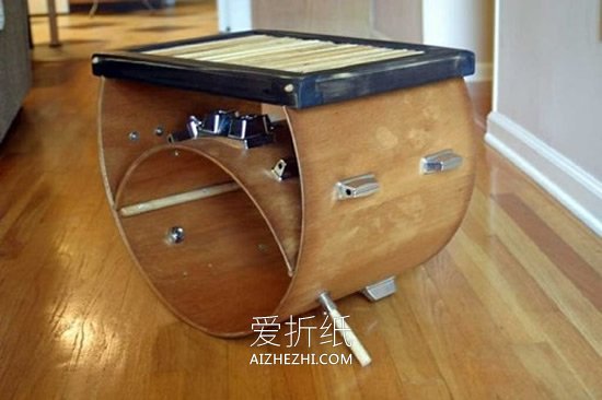 废旧物怎么改造桌子 旧物改造制作桌子图片- www.aizhezhi.com