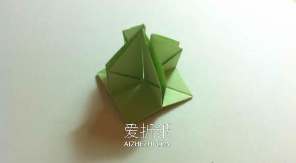 一张纸怎么折四叶草 手工折纸幸运草详细图解- www.aizhezhi.com