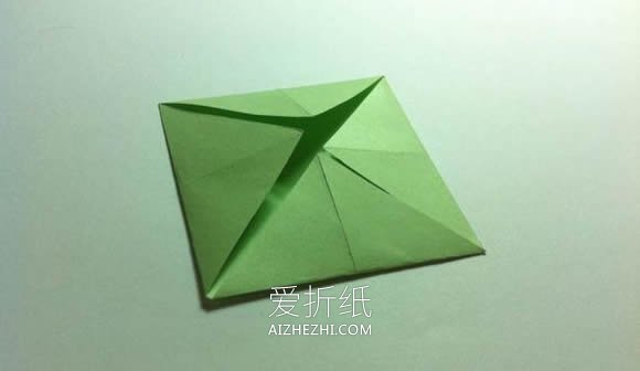 一张纸怎么折四叶草 手工折纸幸运草详细图解- www.aizhezhi.com