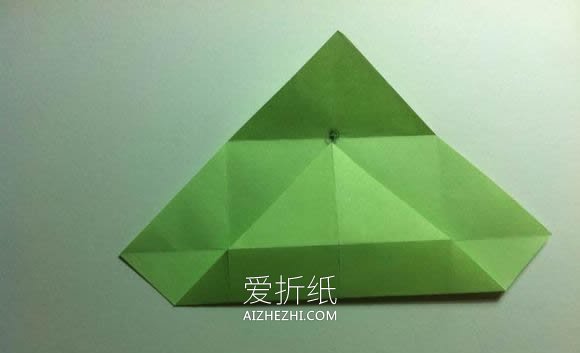 一张纸怎么折四叶草 手工折纸幸运草详细图解- www.aizhezhi.com