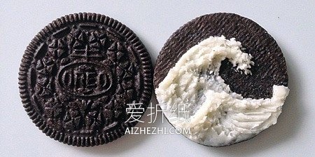 怎么玩夹心饼干的图片 饼干夹心作画的作品- www.aizhezhi.com