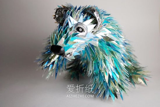 废CD光盘怎么变废为宝 CD手工制作精美小动物- www.aizhezhi.com