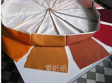 怎么做多彩南瓜坐垫 手工布艺南瓜坐垫制作- www.aizhezhi.com