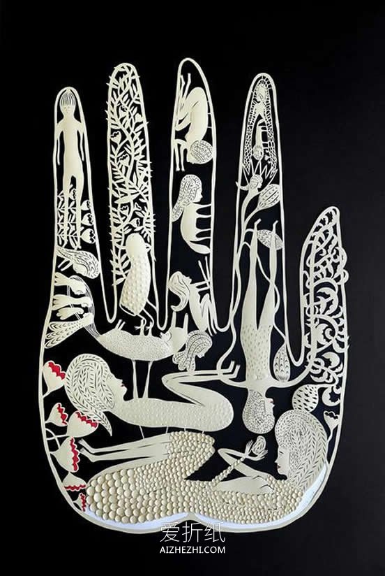 漂亮的手工纸雕艺术品 有创意的纸雕作品图片- www.aizhezhi.com
