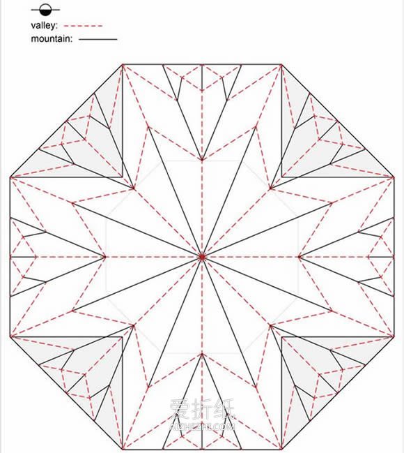 怎么折纸八瓣花的方法 三种八瓣花的折法图解- www.aizhezhi.com