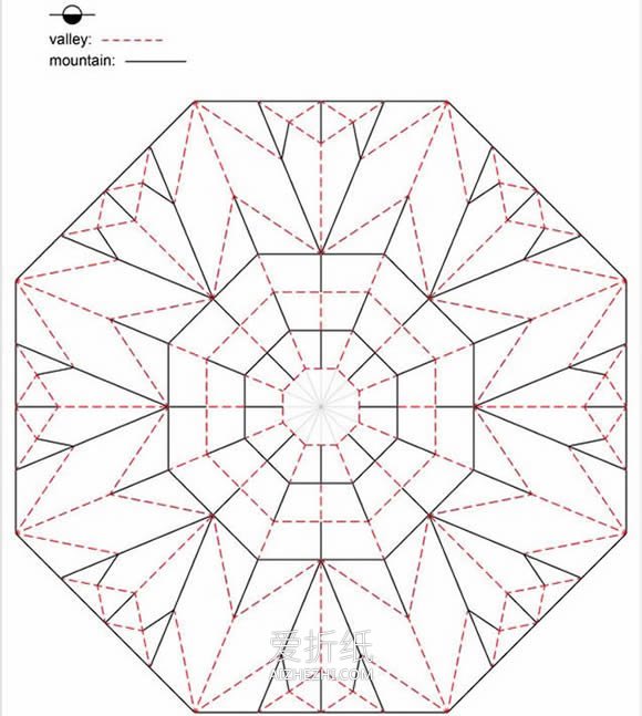 怎么折纸八瓣花的方法 三种八瓣花的折法图解- www.aizhezhi.com