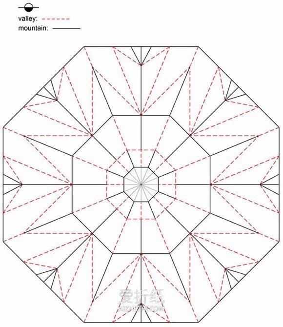 怎么折纸八瓣花的方法 三种八瓣花的折法图解- www.aizhezhi.com