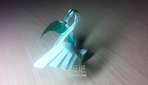 怎么折纸天鹅图解 手工立体天鹅的折法步骤- www.aizhezhi.com