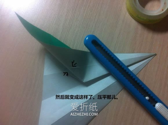 怎么折纸天鹅图解 手工立体天鹅的折法步骤- www.aizhezhi.com