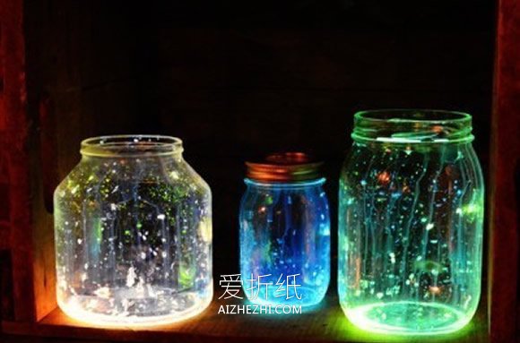 怎么做夜光瓶的方法 玻璃瓶手工制作夜光瓶- www.aizhezhi.com