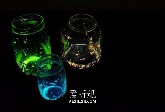 怎么做夜光瓶的方法 玻璃瓶手工制作夜光瓶- www.aizhezhi.com