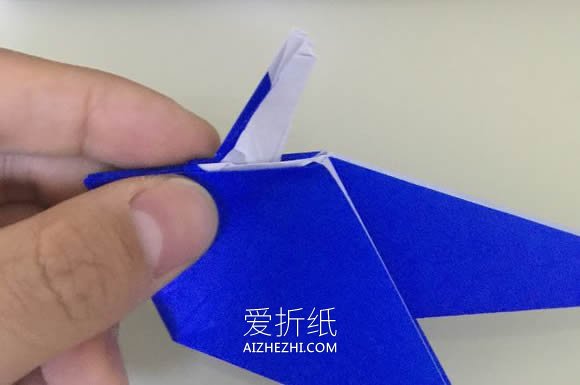 怎么折纸立体鲸鱼图解 复杂鲸鱼的折法步骤- www.aizhezhi.com