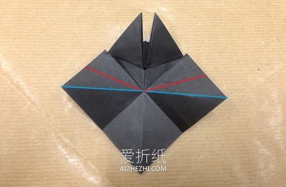 怎么折纸立体猫咪图解 复杂小猫的折法步骤- www.aizhezhi.com