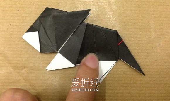 怎么折纸立体猫咪图解 复杂小猫的折法步骤- www.aizhezhi.com