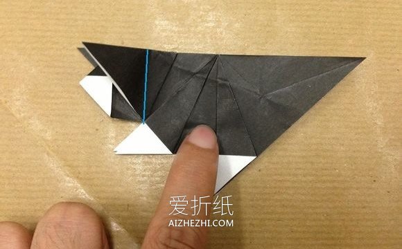 怎么折纸立体猫咪图解 复杂小猫的折法步骤- www.aizhezhi.com